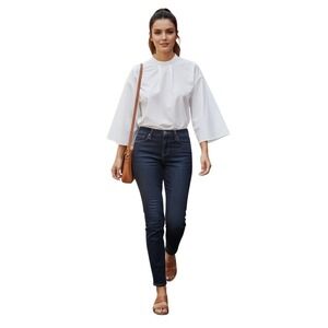 Calvin Rucker Heartbreaker Dark Wash Jeans 26 NWOT Made USA Cotton